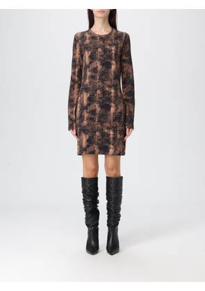 Dress JUST CAVALLI Woman color Brown