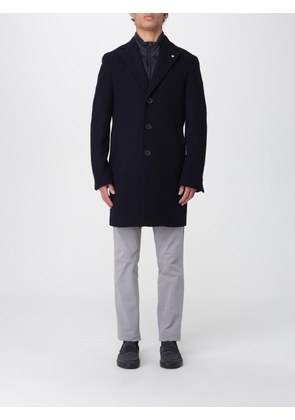 Coat MANUEL RITZ Men color Blue