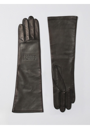 Gloves MM6 MAISON MARGIELA Woman color Brown