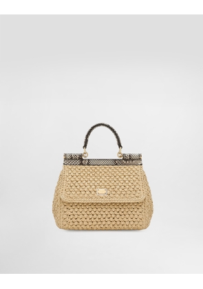 Dolce & Gabbana Medium Sicily Handbag - Woman Handbags Neutral Onesize