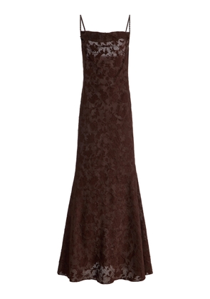 Anna October Veronica Jacquard Maxi Slip Dress - Moda Operandi