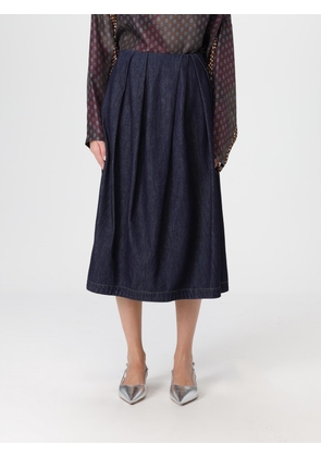 Skirt DRIES VAN NOTEN Woman color Denim