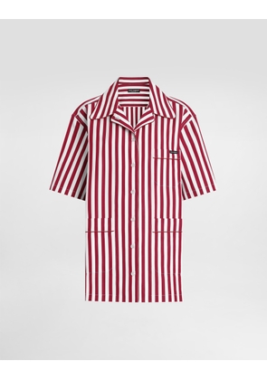 Dolce & Gabbana Striped Cotton Shirt - Woman Shirts And Tops Multi-colored 36