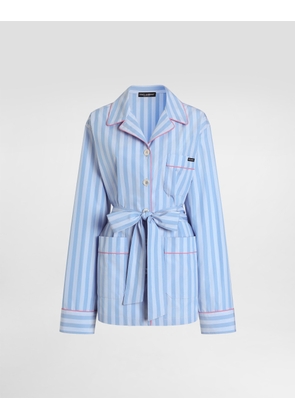 Dolce & Gabbana Striped Vanity Shirt - Woman Shirts And Tops Multicolor 40