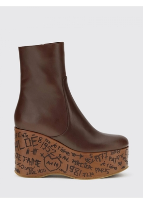 Boots CHLOÉ Woman color Brown