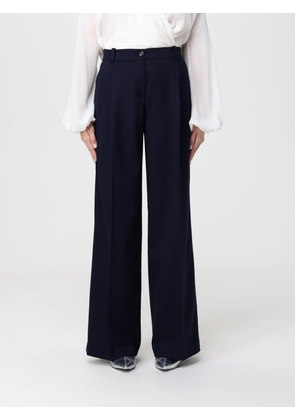 Pants PINKO Woman color Navy