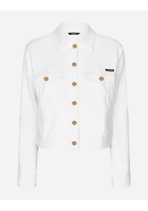 Dolce & Gabbana Giubbotto - Woman Denim And Jeans Multi-colored Denim 50