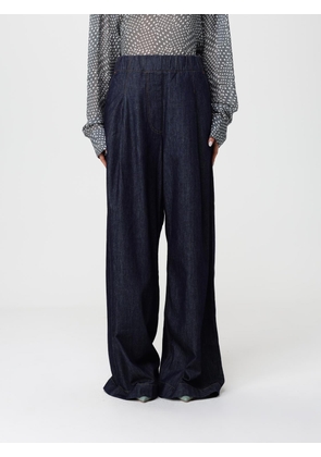 Pants DRIES VAN NOTEN Woman color Indigo
