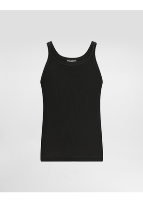 Dolce & Gabbana Canotta - Man Black Cotton 58