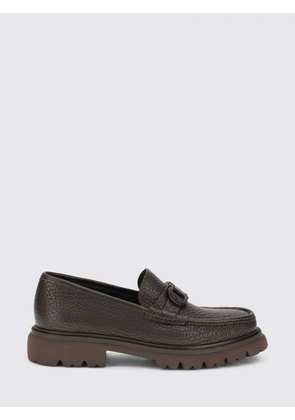 Loafers FERRAGAMO Men color Dark