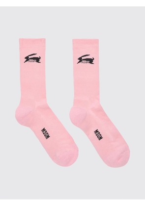 Socks MSGM Woman color Pink