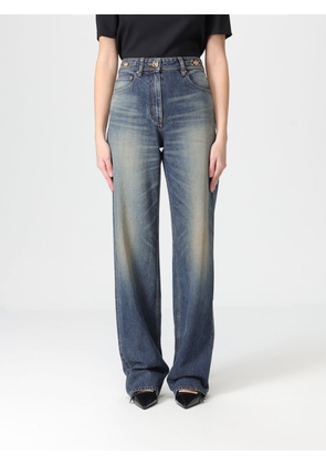 Jeans VERSACE Woman color Denim