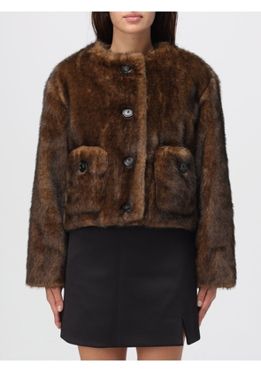 Fur Coat MARC JACOBS Woman color Brown