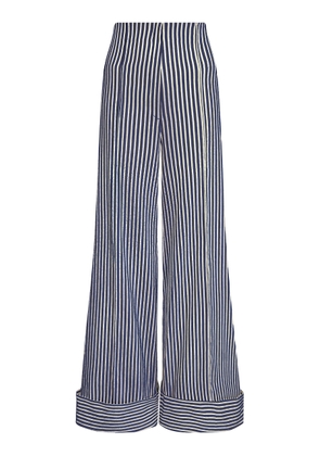 Andres Otalora Refugios Cotton Twill Wide-Leg Pants - Moda Operandi