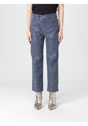 Pants JUST CAVALLI Woman color Blue