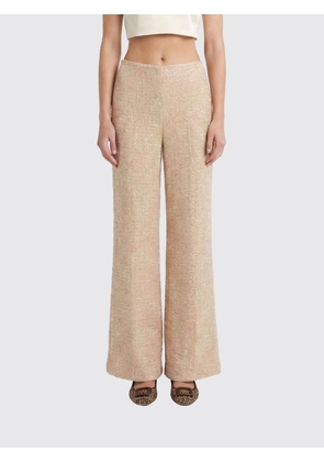 Pants TWINSET Woman color Beige