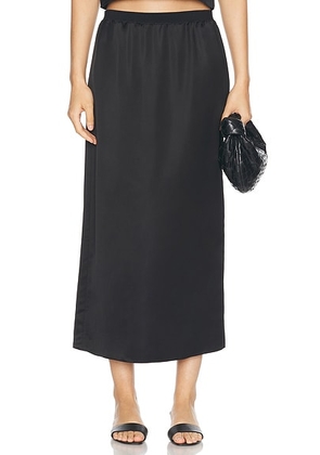 WARDROBE.NYC Slip Skirt in Black - Black. Size XXS (also in ).