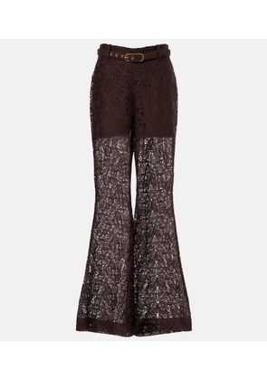 Zimmermann Lace flared pants