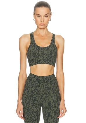 Varley Always Selma Bra in Olive Smoke - Olive. Size XS (also in ).