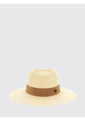 Hat MAISON MICHEL Woman color Beige