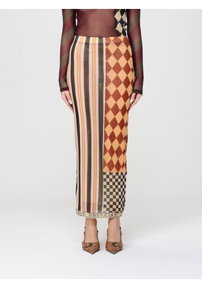 Skirt JEAN PAUL GAULTIER Woman color Denim