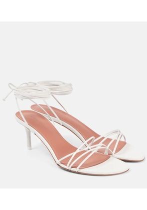 Amina Muaddi Lori 60 leather sandals