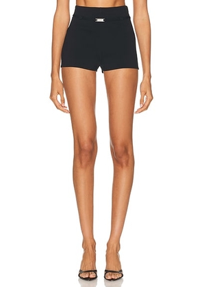 EAVES Danni Belted Short in Black - Black. Size XL (also in ).