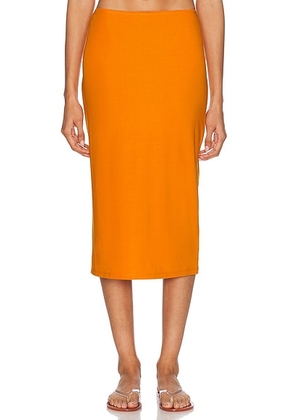 ALFIE Tube Skirt in Apricot Orange - Orange. Size XS (also in ).