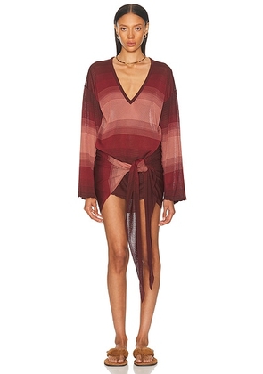 THE ATTICO Mini Dress in Pink Shades - Pink. Size 42 (also in 40).