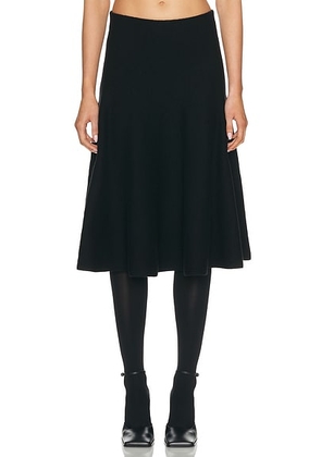 ALAÏA A-Line Skirt in Noir Alaia - Black. Size 38 (also in ).