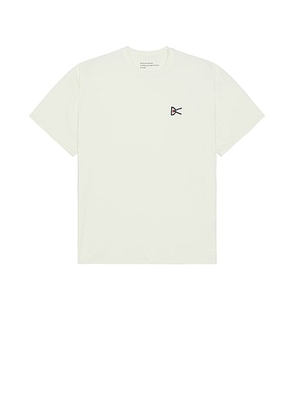 District Vision Lightweight Short Sleeve Tee in Mushroom - Grey. Size S (also in ).