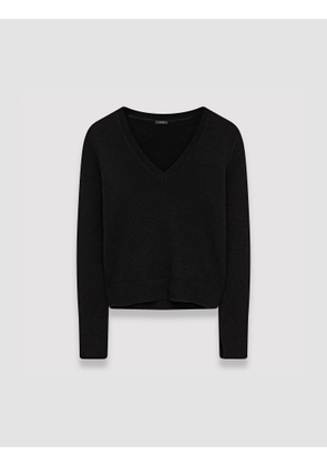 Pure Cashmere V Neck Jumper - XXS