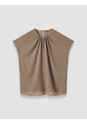 Broca Sheer Fine Wool Blouse - 38