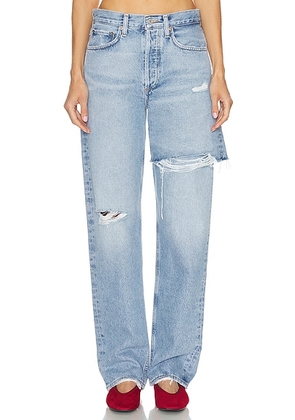 AGOLDE Amryn Boyfriend Jeans in Release - Blue. Size 26 (also in 27, 28, 32).