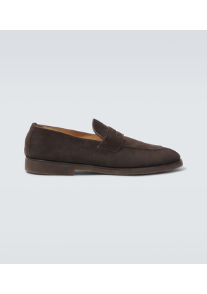 Brunello Cucinelli Suede penny loafers