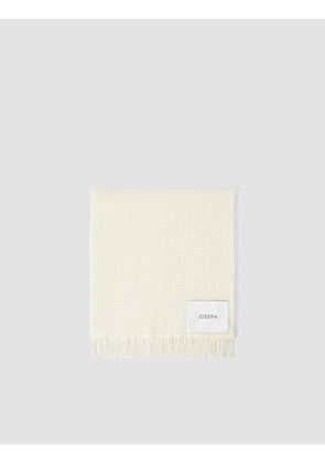 Flora Waffle Wool Scarf - One Size