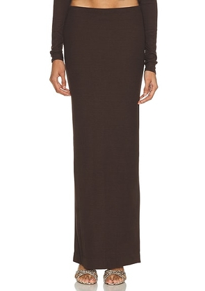 Eterne Emma Skirt in Espresso - Brown. Size M (also in S, XS).