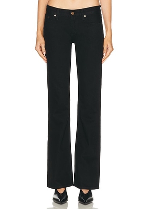 AGOLDE Low Rise Boot Jeans in Cover - Black. Size 26 (also in 25, 27, 28, 30, 33).