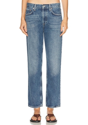 AGOLDE Romney High Rise Jeans in Bounty - Blue. Size 25 (also in 26, 27, 28, 29, 30, 33).