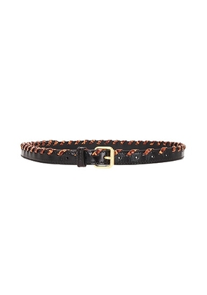 Dries Van Noten Leather Belt in Tan - Brown. Size 80 (also in 85, 90, 95).