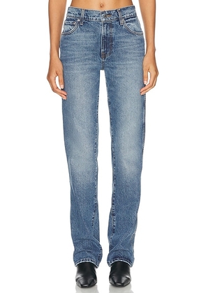 GRLFRND Isabel Low Rise Straight Jeans in Eaton Canyon - Denim-Medium. Size 32 (also in ).