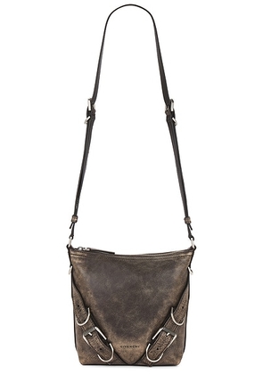 Givenchy Voyou Small Crossbody Bag in Beige & Brown - Metallic Bronze. Size all.