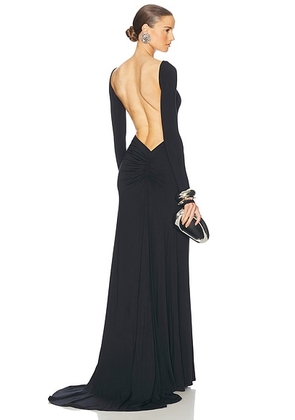 Helsa The Heidi Dress in Black - Black. Size XL (also in ).