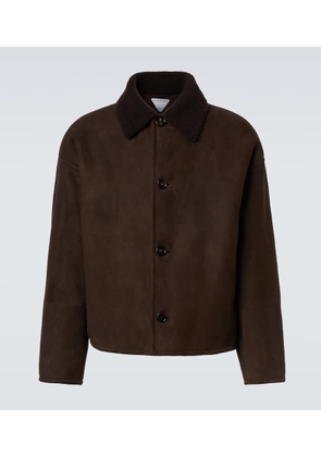 Bottega Veneta Leather and shearling jacket