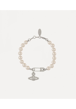 Vivienne Westwood Lucrece Pearl Bracelet Silver Swarovski Pearls Women