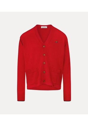 Vivienne Westwood Alex Cardigan Merino Wool / Cashmere Red M Men
