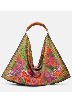 Farm Rio Scarf Medium jacquard tote bag