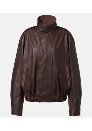 Lemaire Leather blouson jacket