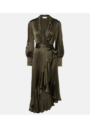 Zimmermann Silk wrap dress