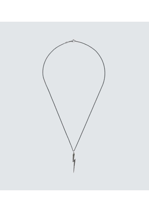 Ileana Makri Thunder 18kt white gold (750/1000) necklace with diamonds